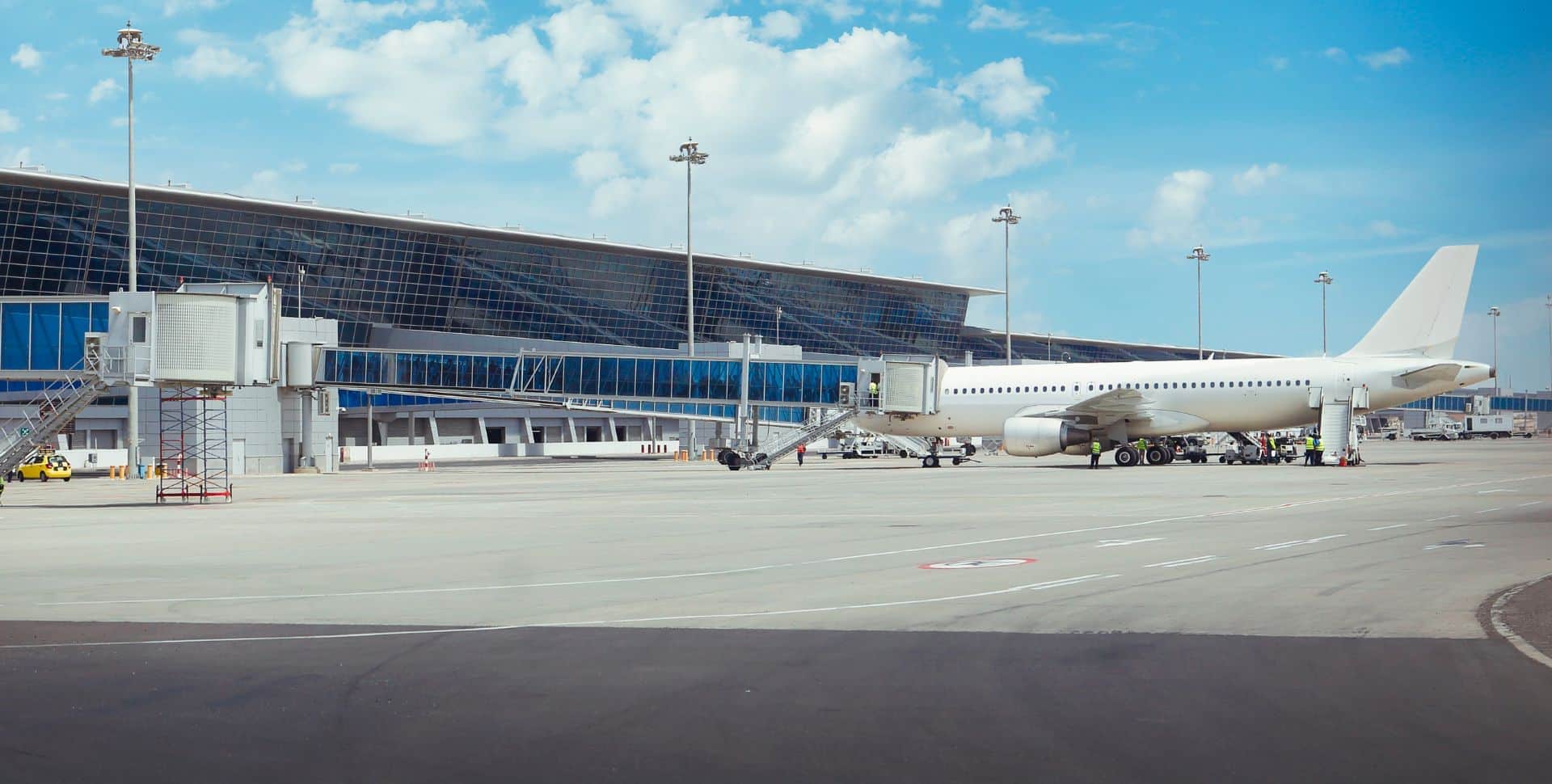 Header-Images-12 GPS tracking technology on commercial airplane at airport.