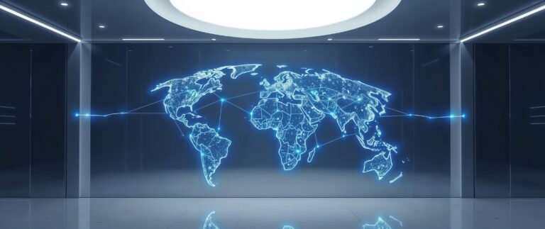 Location Engine, Real-time GPS tracking world map digital display signing global coverage.