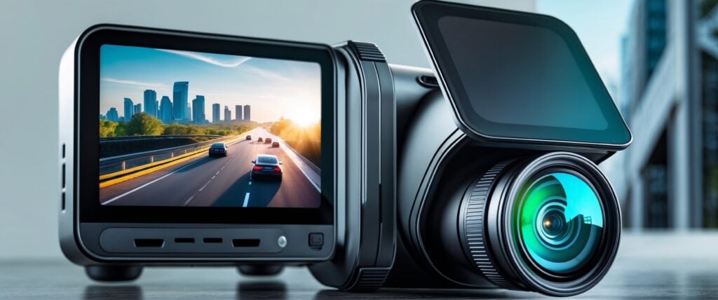 AI Dashcam, Real-time GPS vehicle tracking device with advanced dashcam technology and live location monitoring.