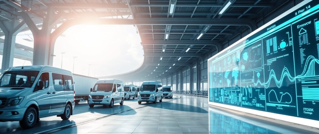 Fleet Management, GPS tracking technology in modern transportation and fleet management systems.