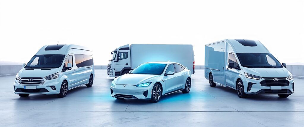 Vehicle Tracking, GPS tracking for commercial and fleet vehicles, including vans, trucks, and delivery vans.